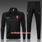 Portugal Ensemble Sweat d'entrainement 2018 Noir